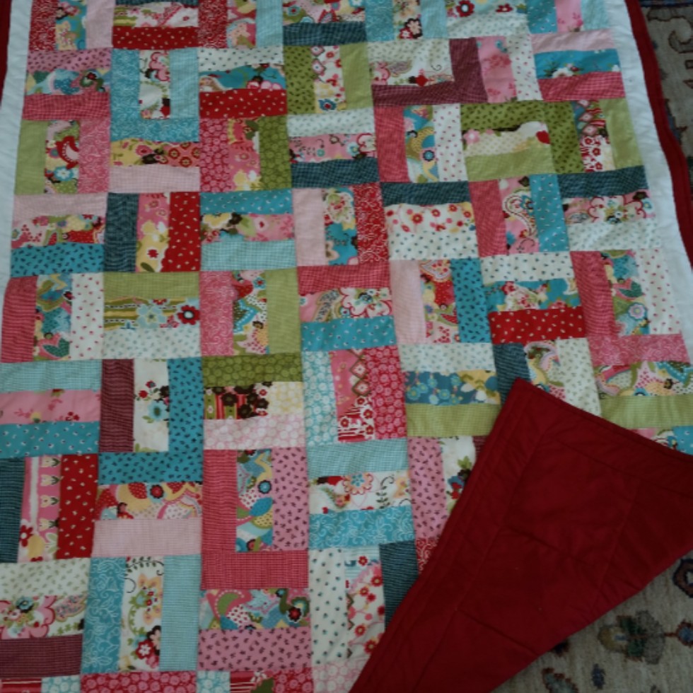 Sister shared quilt