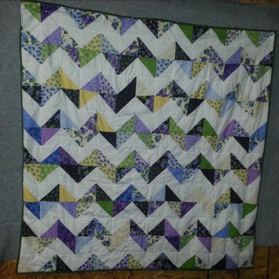 my first quilt for my granddaughter 2013