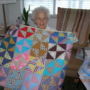Family quilting....
