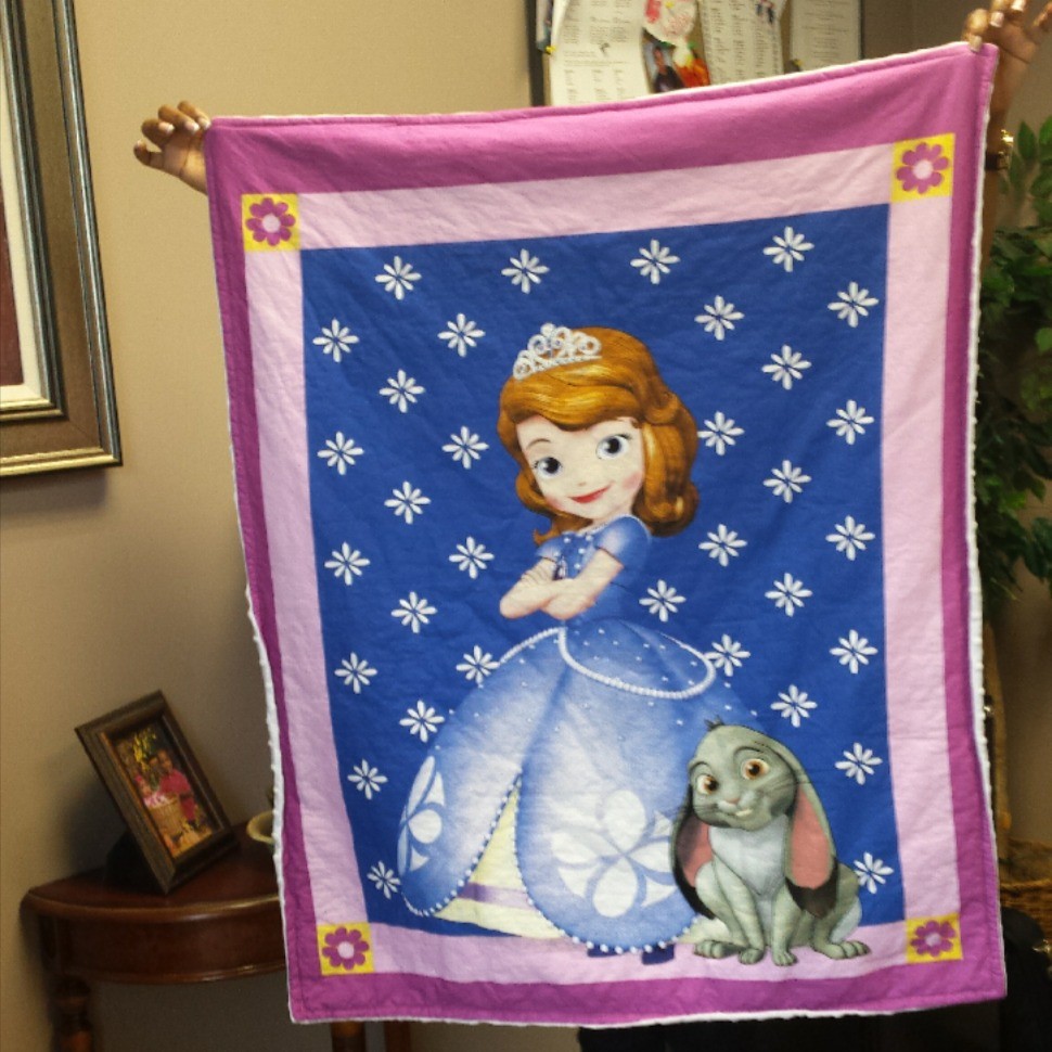 Sofia the first blanket