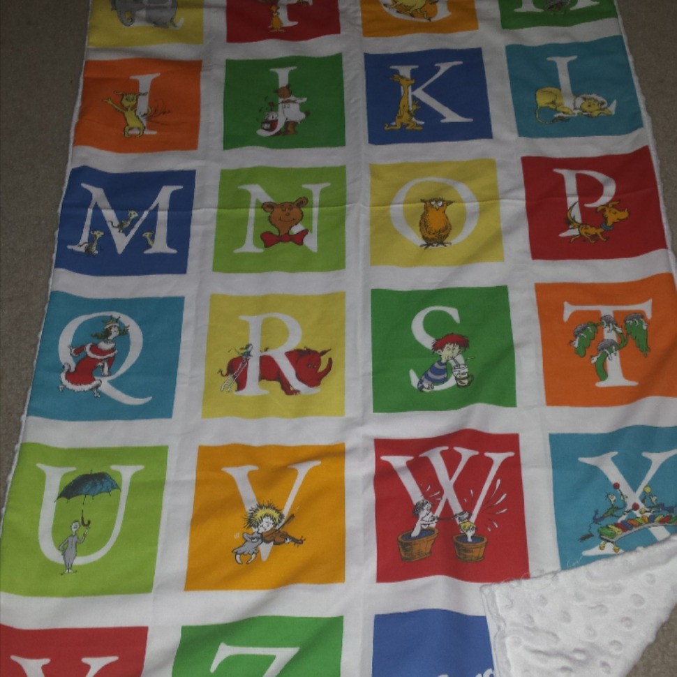Dr. Seuss Alphabet blanket 