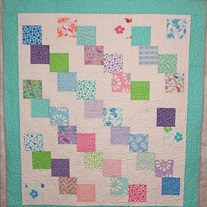 Falling Charms baby quilt