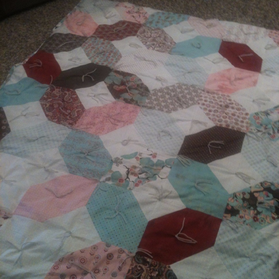 My first pieced quilt 2013