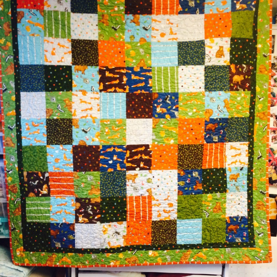 Baby Quilt - Charlie Fox