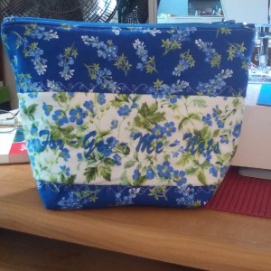 for get me nots zippered pouch