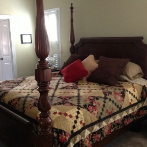 Flannel king quilt