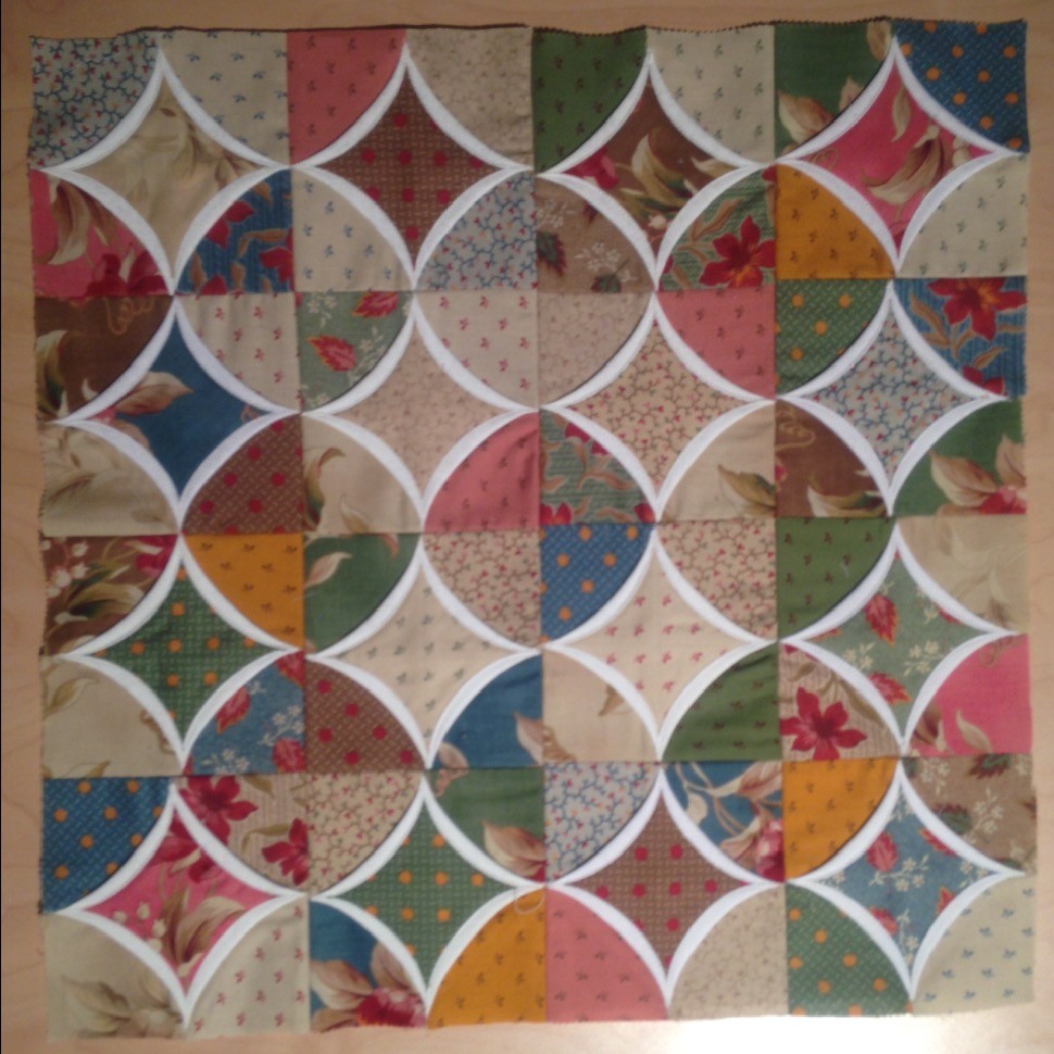 Mini Cathedral Window Quilt