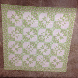 Hopping down the bunny trail quilt