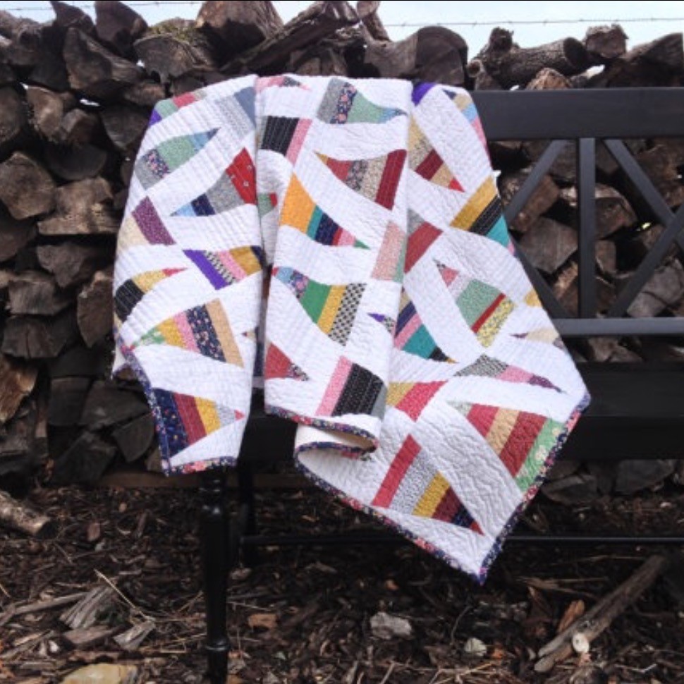 Scrappy Triangle Quilt