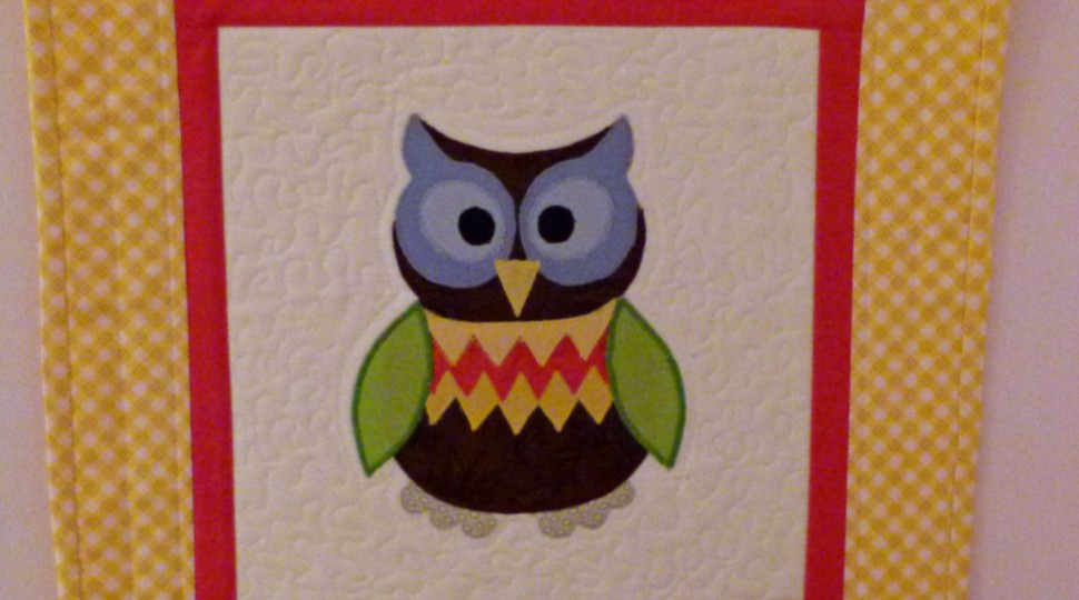 Oliver Owl Wall quilt