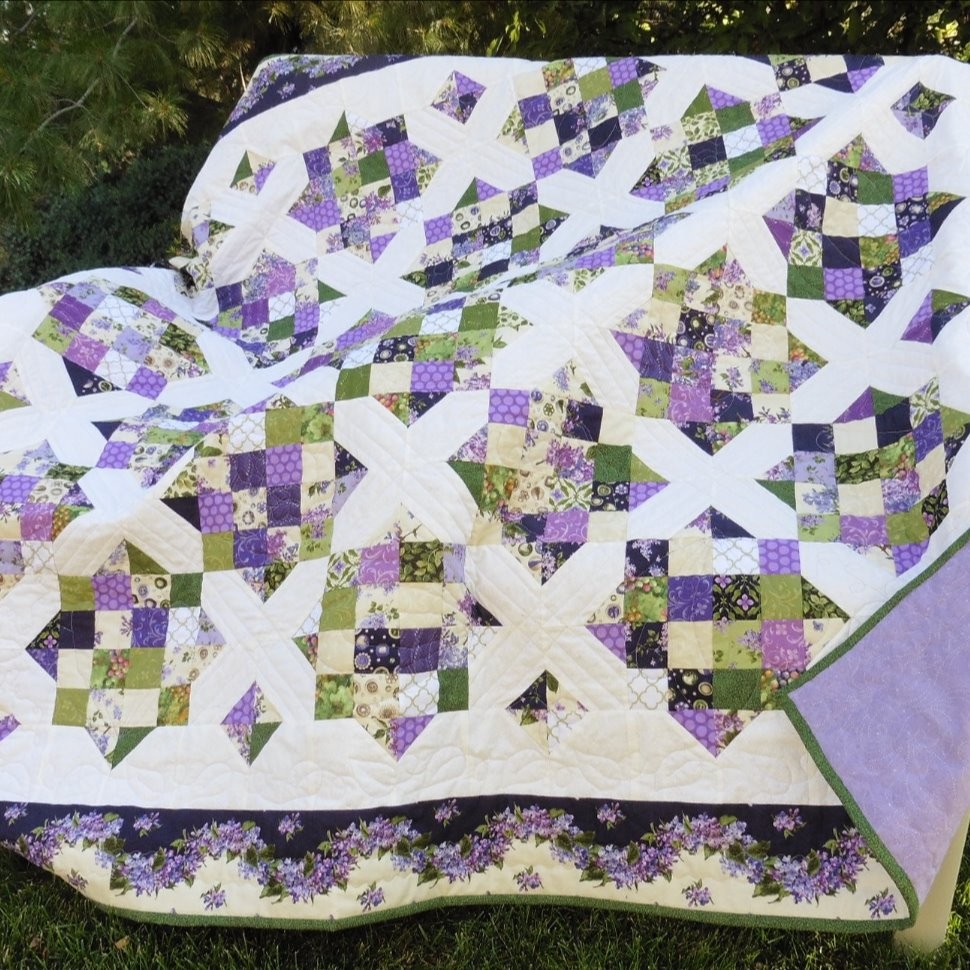 Lilacs Wedding Quilt