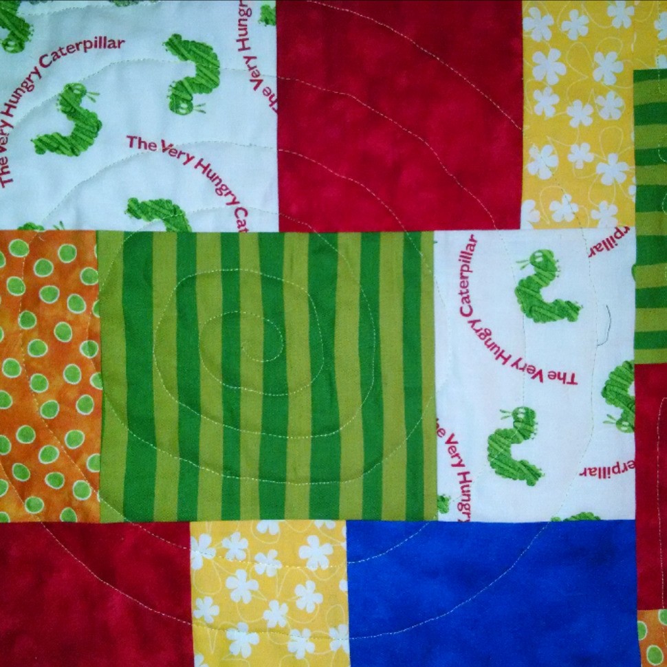 Hungry Catepillar Baby QUilt