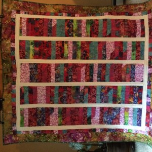 Jelly Roll Race Quilt 