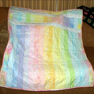 Jelly Roll Baby Quilt 