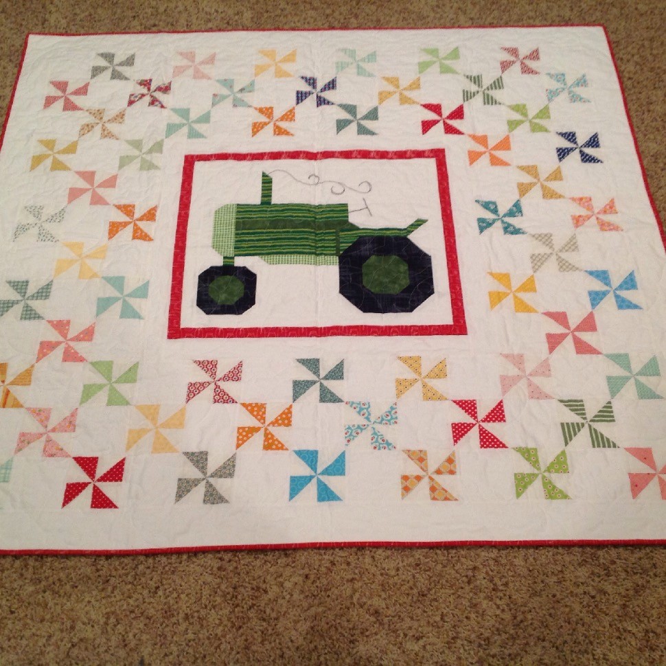 Farm Girl Vintage Tractor Quilt