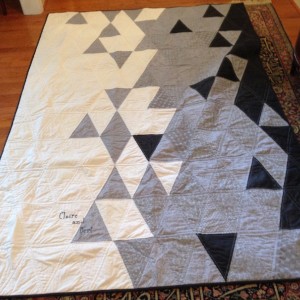 Two become one- a wedding quilt