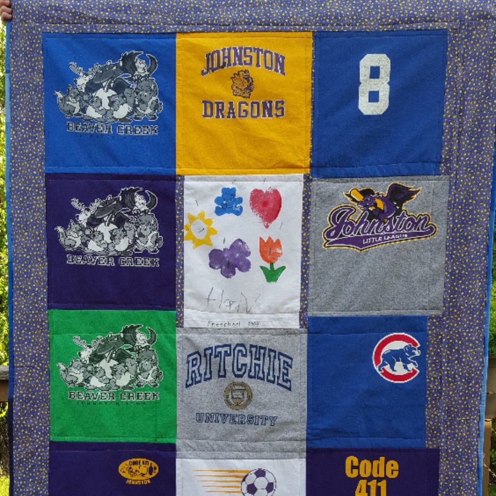 Alan's T shirt quilt