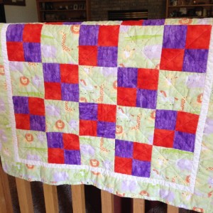 First quilt for Quilts for Kids