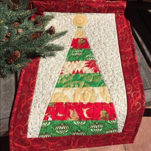 Starflakes and Glitter Chrismtas Tree Wall Hanging
