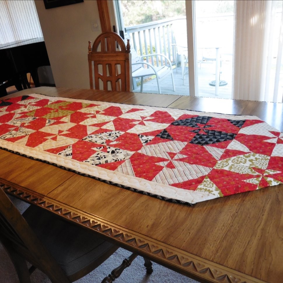 A Lost and Found Christmas Table Runner