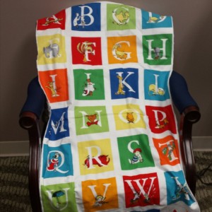 Dr. Seuss Alphabet blanket 2